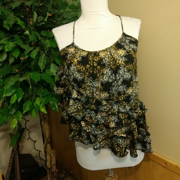 Free People asymmetrical tiered tank top (62) - Picture 3 of 8